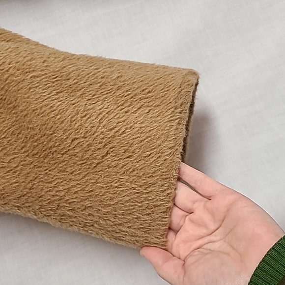 Irving Samuel Heavy Alpaca Wool Blend Winter Duster Long Belted Wrap Coat - Picture 5 of 13